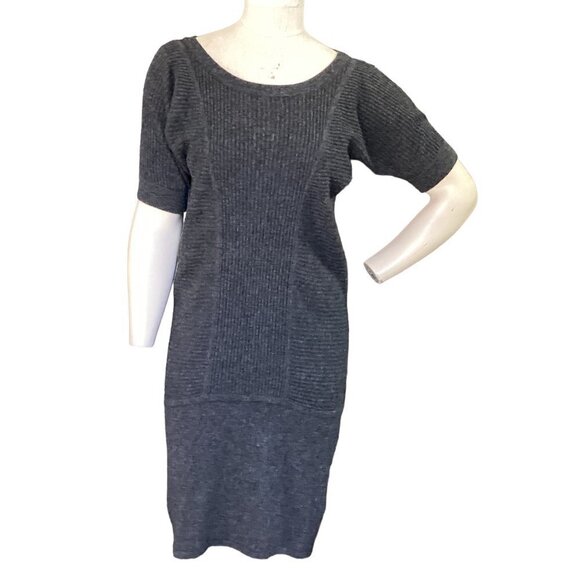 Banana Republic S Sweater Dress Italian Yarn Wool Viscose Nylon Cashmere 128K - Picture 1 of 9